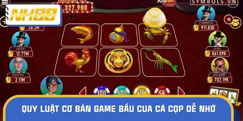 Quy luật cơ bản game bầu cua cá cọp dễ nhớ