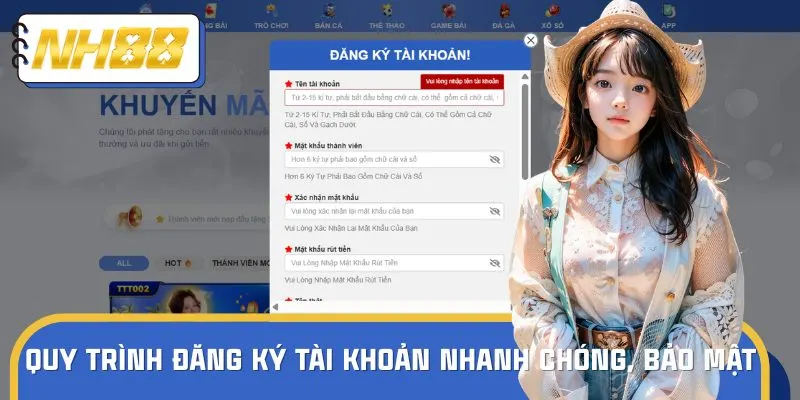Hướng dẫn quy trình đăng ký tài khoản cược chỉ trong ít phút
